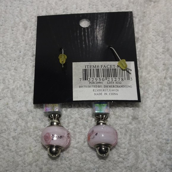 Facets 5th Avenue Glass Beaded Dangle Earrings - Picture 3 of 3